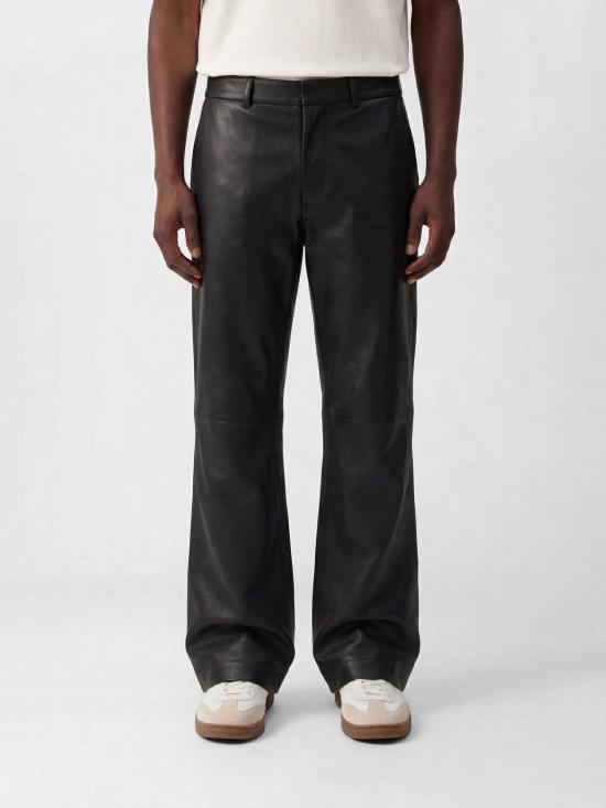 26SS 펜디 나파 가죽 팬츠 FPP867AQOI F0GME Black