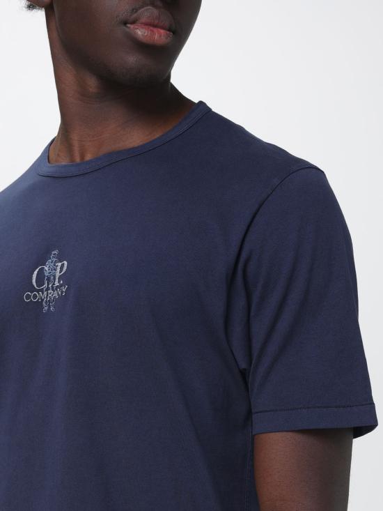 26SS 씨피 컴퍼니 반팔 티셔츠 20CMTS215A006057O 889 Navy - C.P. COMPANY