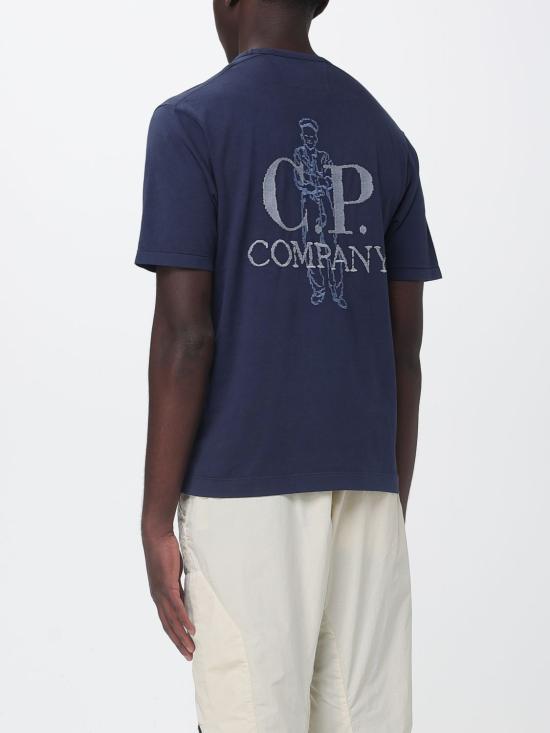 26SS 씨피 컴퍼니 반팔 티셔츠 20CMTS215A006057O 889 Navy - C.P. COMPANY