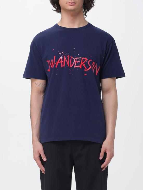 26SS JW앤더슨 반팔 티셔츠 JT0307PG1936 888 Blue
