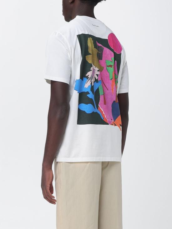 26SS 폴 스미스 반팔 티셔츠 M1R697PVP5658 01 White - PAUL SMITH