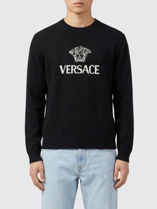 26SS 베르사체 스웨터 10218021A17027 1B000 Black