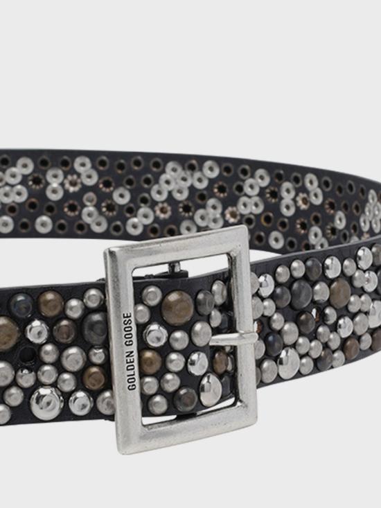 26SS 골든구스 레귤러 벨트 GWA00810A000818 90100 Black - GOLDEN GOOSE