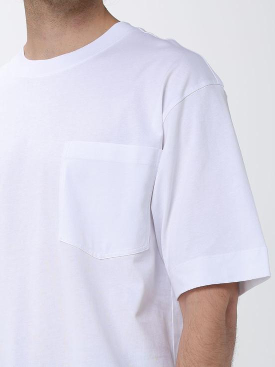 26SS 드리스 반 노튼 반팔 티셔츠 2610211103603 001 White - DRIES VAN NOTEN