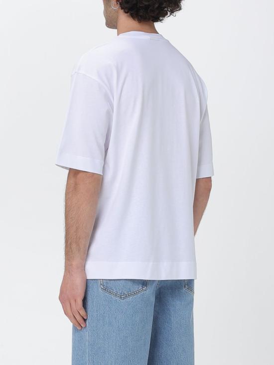 26SS 드리스 반 노튼 반팔 티셔츠 2610211103603 001 White - DRIES VAN NOTEN