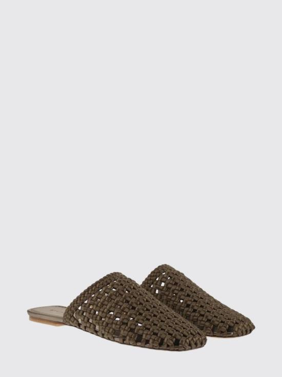 26SS 스튜어트 와이츠먼 플랫 슈즈 SN710 GOLDEN OLIVE Green - STUART WEITZMAN