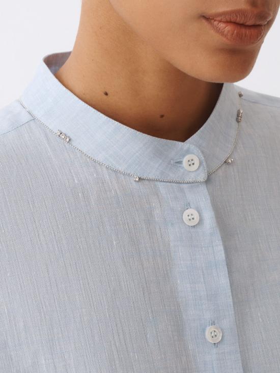 26SS 파비아나 필리피 셔츠 CAD276F762M163 5156 Gnawed Blue - FABIANA FILIPPI