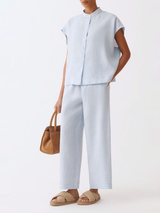 26SS 파비아나 필리피 셔츠 CAD276F762M163 5156 Gnawed Blue - FABIANA FILIPPI