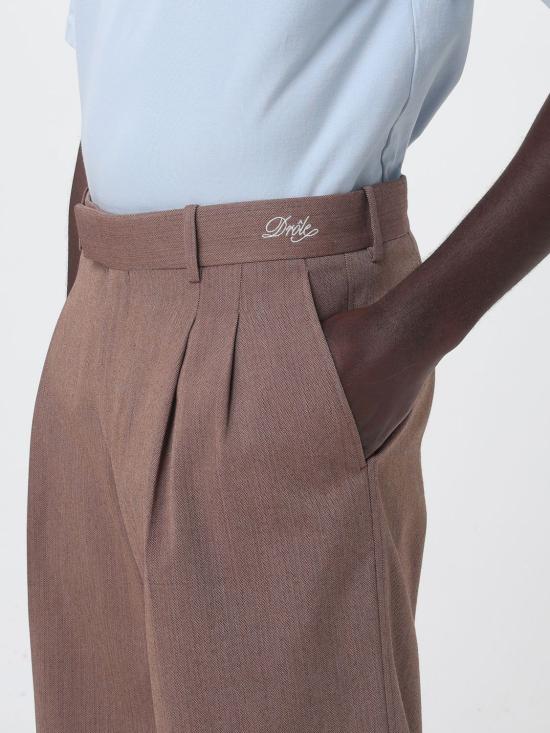 26SS 드롤드무슈 팬츠 KBS154PL171 BN Brown - DROLE DE MONSIEUR