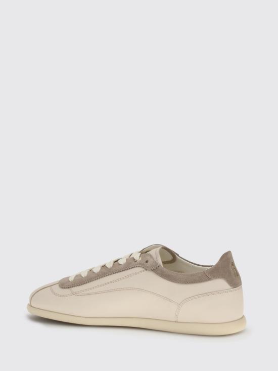 26SS 브루넬로 쿠치넬리 스니커즈 MZULMHD337b CFM24 Butter - BRUNELLO CUCINELLI