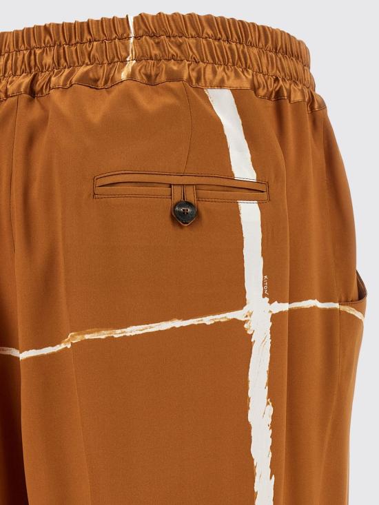 26SS 키톤 팬츠 D48122K0873G0 7004 Brown - KITON