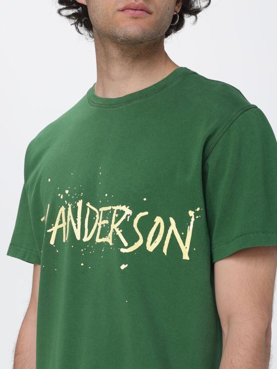 26SS JW앤더슨 반팔 티셔츠 JT0307PG1936 500 Green - JW ANDERSON