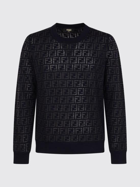 26SS 펜디 스웨터 FZY063AAUQ F03LQ Blue - FENDI
