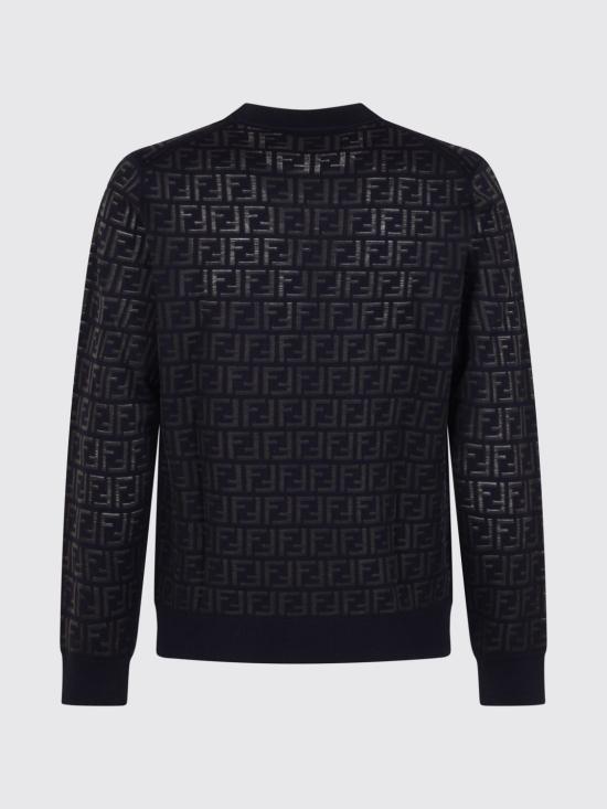 26SS 펜디 스웨터 FZY063AAUQ F03LQ Blue - FENDI