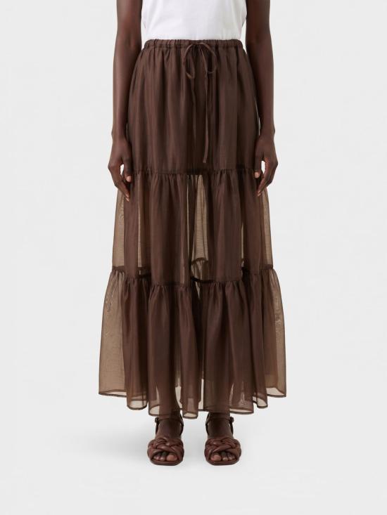 26SS 트윈셋 롱 스커트 261TF2043 12110 Coffee