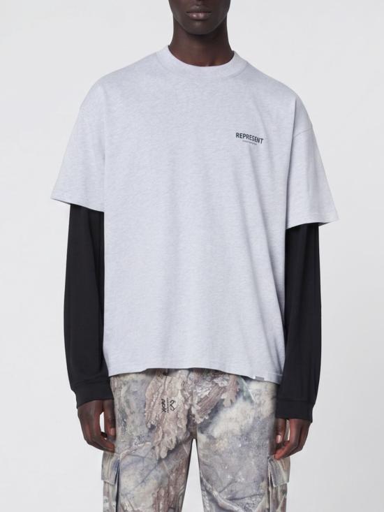 26SS 리프레젠트 반팔 티셔츠 OCM41114C 158 Grey