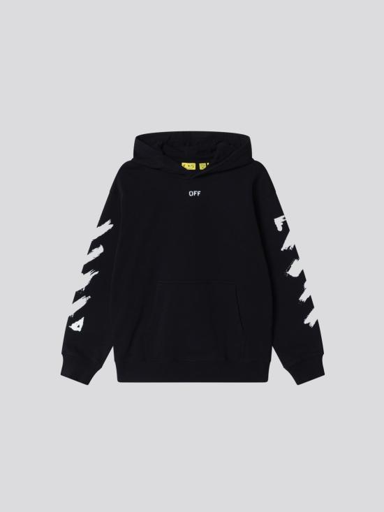 26SS [키즈] 오프화이트 풀오버 OBBB001S26BFLE005 0001 Black