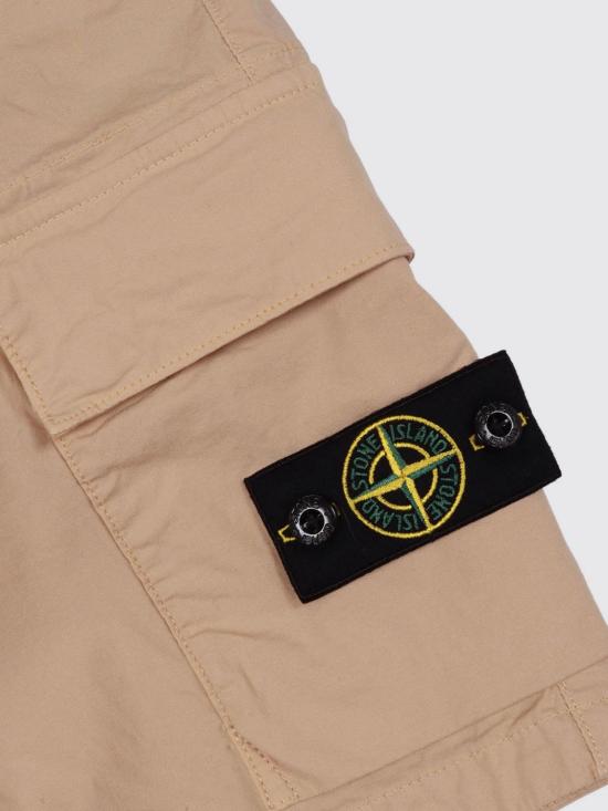 26SS [키즈] 스톤 아일랜드 쇼츠/버뮤다 L100002S0001 V0090 Beige - STONE ISLAND