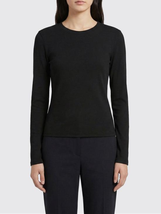 26SS 띠어리 반팔 티셔츠 L1024522 001 Black