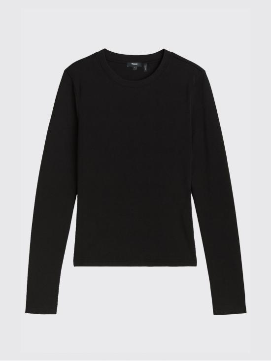 26SS 띠어리 반팔 티셔츠 L1024522 001 Black - THEORY