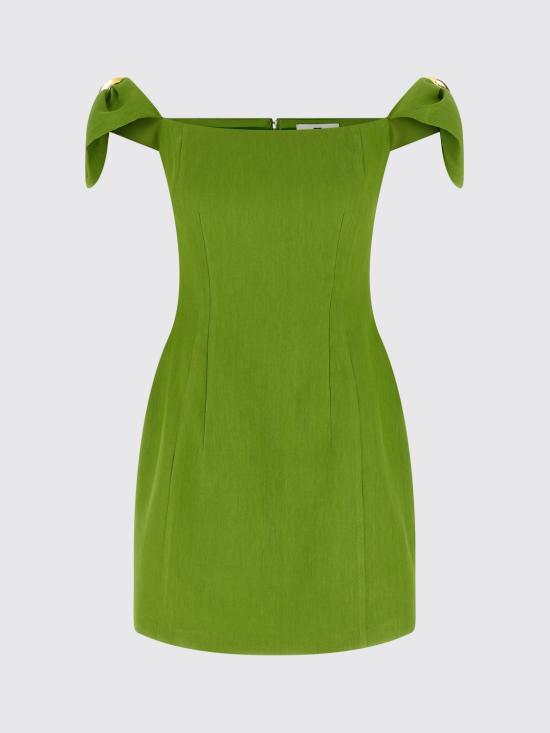 26SS 엘리자베타프랜치 숏 원피스 AB96862E2 EV3 Green - ELISABETTA FRANCHI