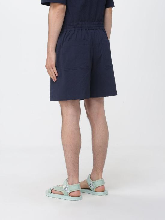 26SS 메종키츠네 숏팬츠 QM01401WC5082 0413 Blue - MAISON KITSUNE
