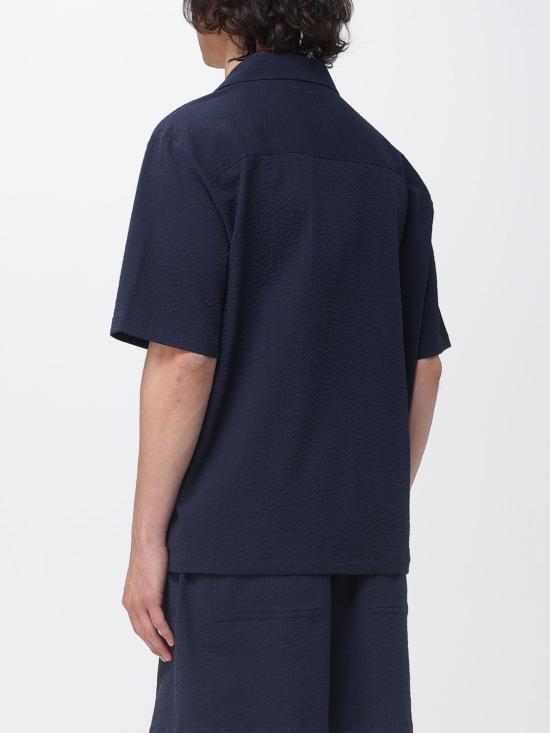 26SS 메종키츠네 셔츠 QM00407WC5082 0413 Blue - MAISON KITSUNE