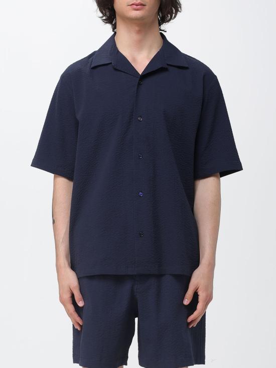 26SS 메종키츠네 셔츠 QM00407WC5082 0413 Blue