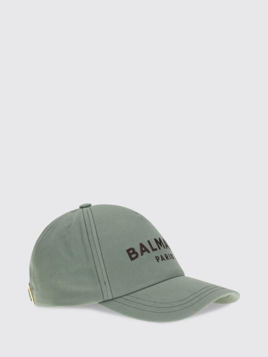 26SS 발망 모자 GH0XA015CB24 UJF Green - BALMAIN