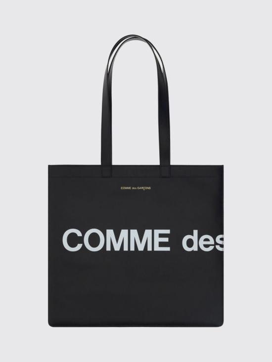 26SS 꼼데가르송 휴즈 로고 레터링 SA9001HL Black