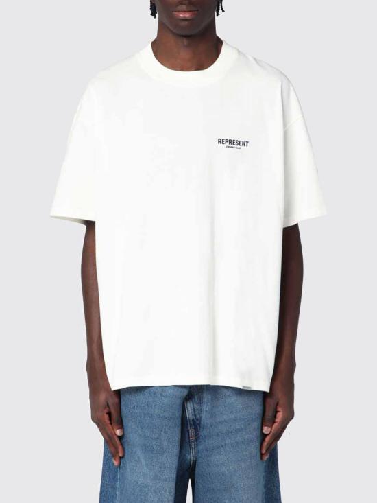 26SS 리프레젠트 반팔 티셔츠 OCM41114C 072 White