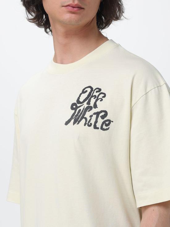 26SS 오프화이트 반팔 티셔츠 44MAA120S26J00M 331 White - OFF WHITE