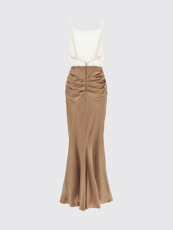 26SS 엘리자베타프랜치 롱 원피스 ABR1762E2 EZ4 Ivory - ELISABETTA FRANCHI