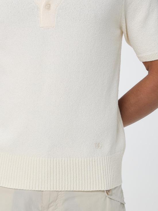 26SS 돌체앤가바나 폴로 티셔츠 GXZBHZJGMGX A3791 Beige - DOLCE & GABBANA