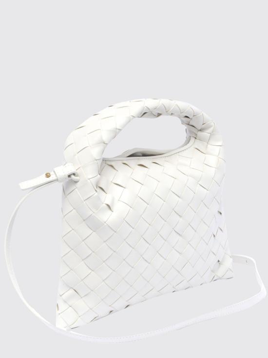 26SS 보테가베네타 미니 홉 크로스바디백 777586V3IV1 9156 White - BOTTEGA VENETA