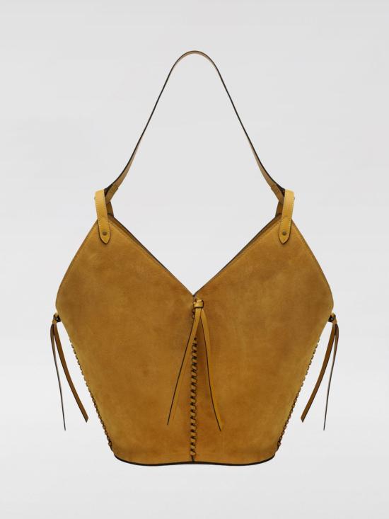 26SS 이자벨마랑 tampa 스웨이드 가죽 토트 백 PM0066FAC2C13M 11SN Camel - ISABEL MARANT