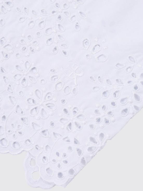 26SS [키즈] 에르마노 설비노 스트레이트 팬츠 Z1G4097970 0099 White - ERMANNO SCERVINO