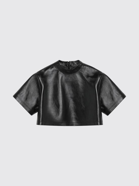 26SS 발렌시아가 탑 871787TUS17 1000 Black - BALENCIAGA