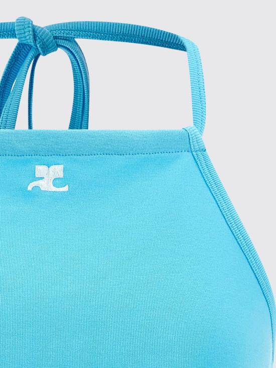 26SS 쿠레쥬 탑 226JDE169JS0203 7027 Blue - COURREGES