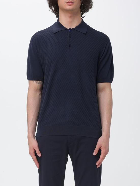 26SS 카날리 폴로 티셔츠 C0127MK02466 300 Blue