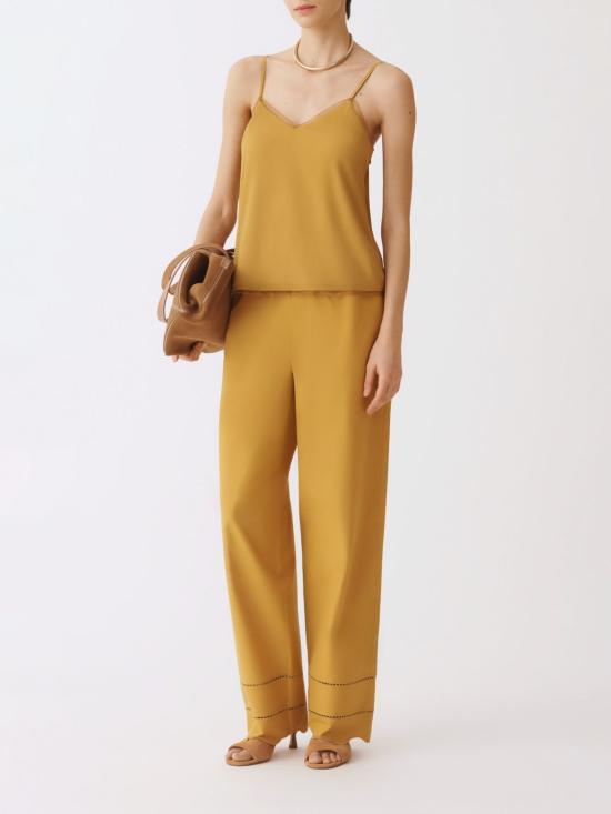 26SS 파비아나 필리피 팬츠 PAD276F799M127 6174 Mustard - FABIANA FILIPPI