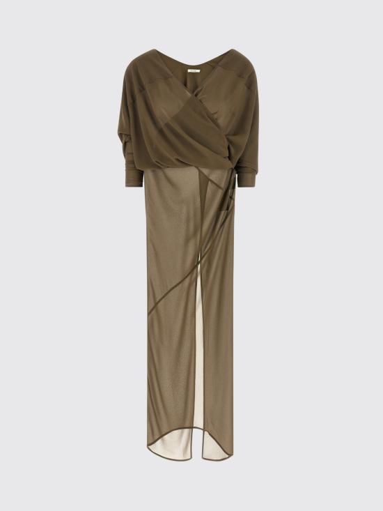 26SS 엔타이어 스튜디오 롱 원피스 ESSS26DR02016 0024 Green - ENTIRE STUDIOS