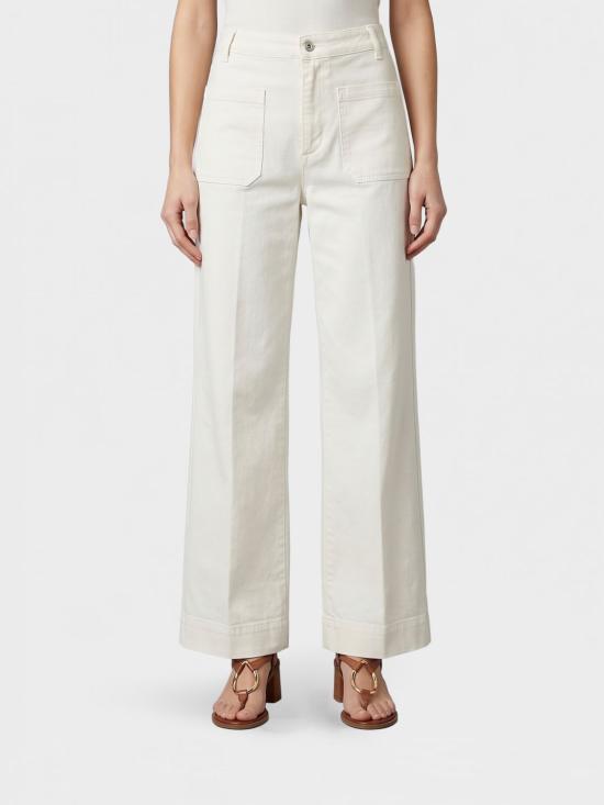 26SS 빅토리아 베컴 스트레이트 팬츠 1226DJE007252LR WASHED White