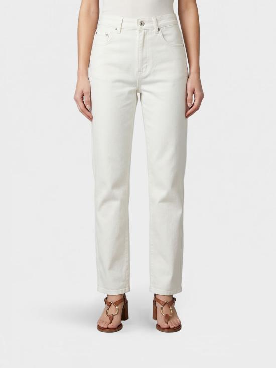 26SS 빅토리아 베컴 스트레이트 팬츠 1126DJE007018B WASHED White