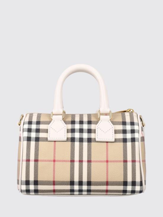 26SS 버버리 미니 체크 볼링 백 8125107 Beige - BURBERRY