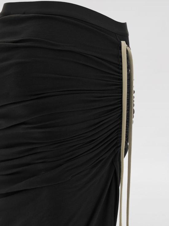 26SS 릭 오웬스 스커트 MU01F8H0289AHD 999 Black - RICK OWENS