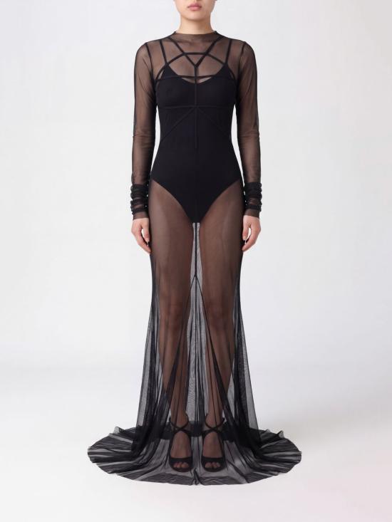 26SS 릭 오웬스 롱 원피스 RO01F6589TUS 09 Black