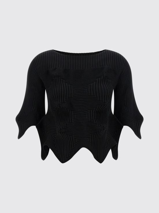 26SS 이세이 미야케 탑 IM66KN785 15 Black - ISSEY MIYAKE