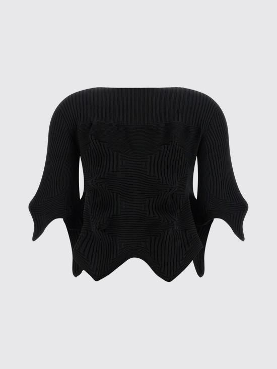 26SS 이세이 미야케 탑 IM66KN785 15 Black - ISSEY MIYAKE