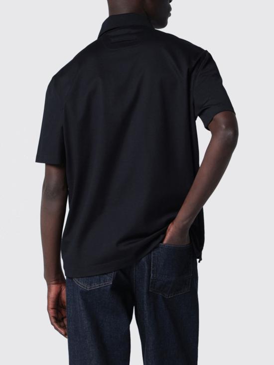 26SS 에르메네질도제냐 폴로 티셔츠 H794UH348A3 B09 Blue - ERMENEGILDO ZEGNA